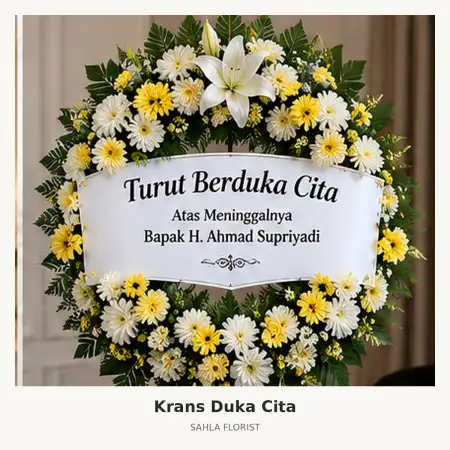 Krans Bunga Duka Tual